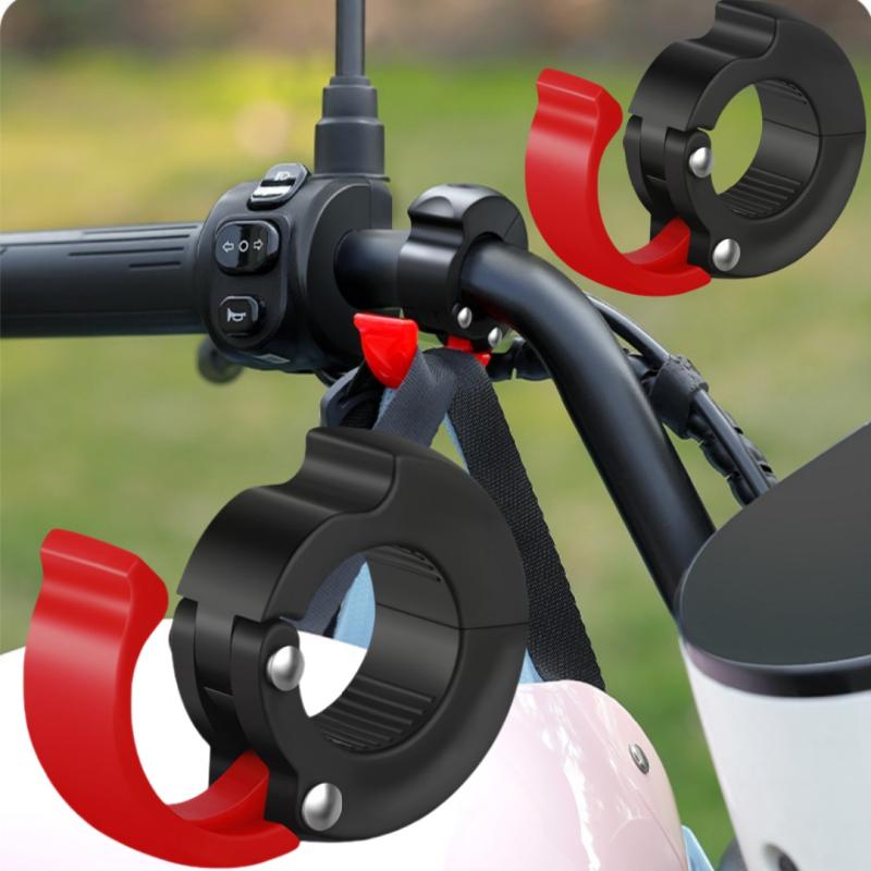 Scooter Helmet Set - 1 ชุดตะขอแขวนหมวกกันน็อคจักรยาน สกู๊ตเตอร์ มอเตอร์ไซค์ วัสดุ ABS