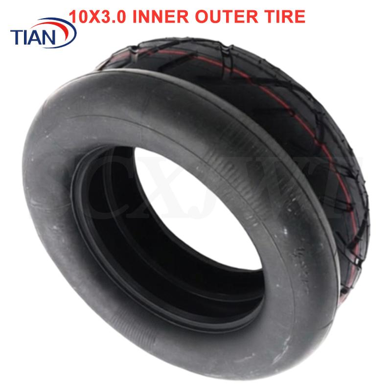 Scooter Tire - ยางในและยางนอกขนาด 10x3.0 เหมาะสำหรับสกู๊ตเตอร์ไฟฟ้า สกู๊ตเตอร์ทรงตัว ยางขนาด 10