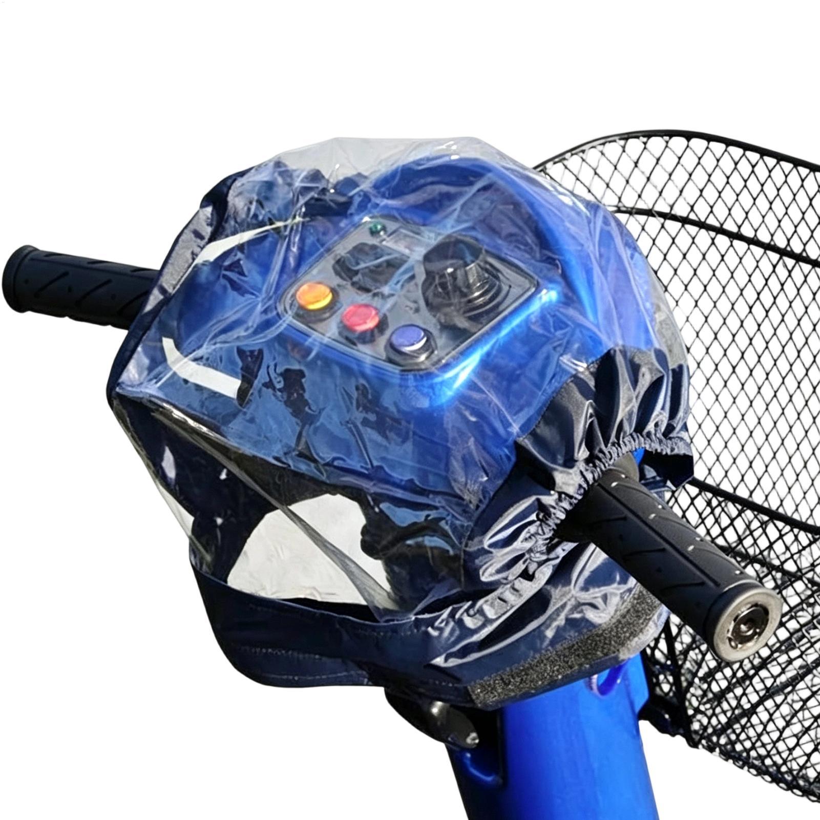 Electric Scooter Rain Cover - ผ้าคลุมกันฝนสำหรับแฮนด์รถจักรยานยนต์และสกู๊ตเตอร์แบบสากล กันน้ำ กันฝุ่น ป้องกันแผงหน้าปัด สำหรับจักรยานไฟฟ้า