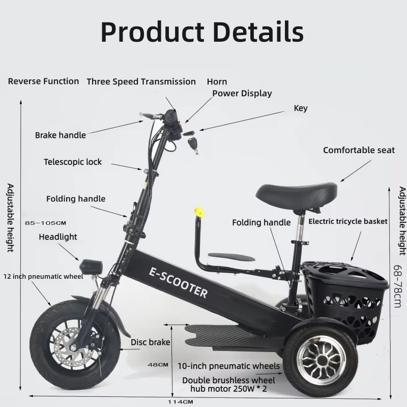 【2026】สกู๊ตเตอร์ไฟฟ้าพับได้ 3  - Electric Scooter 500W บทวิจารณ์และราคา