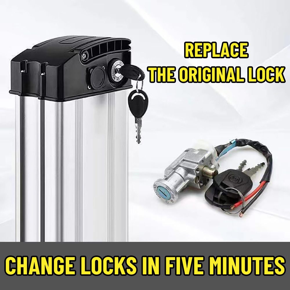 แบตเตอรี่ E-Bike ล็อค2คีย์ไฟฟ้ - Electric Scooter Charger บทวิจารณ์และราคา