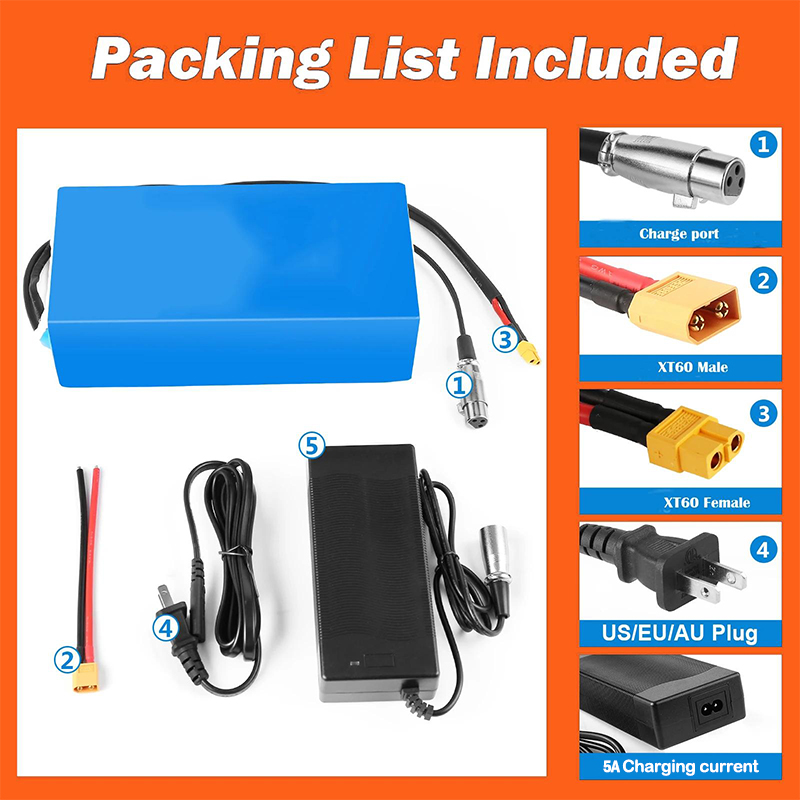 แบตเตอรี่จักรยานไฟฟ้า 21700 Sc - 60V 30Ah 21700 Battery Pack บทวิจารณ์และราคา