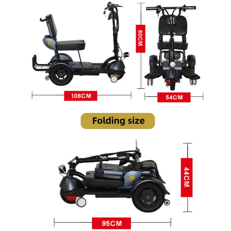 รถสามล้อไฟฟ้าพับได้สำหรับผู้สู - Folding Electric Scooter บทวิจารณ์และราคา