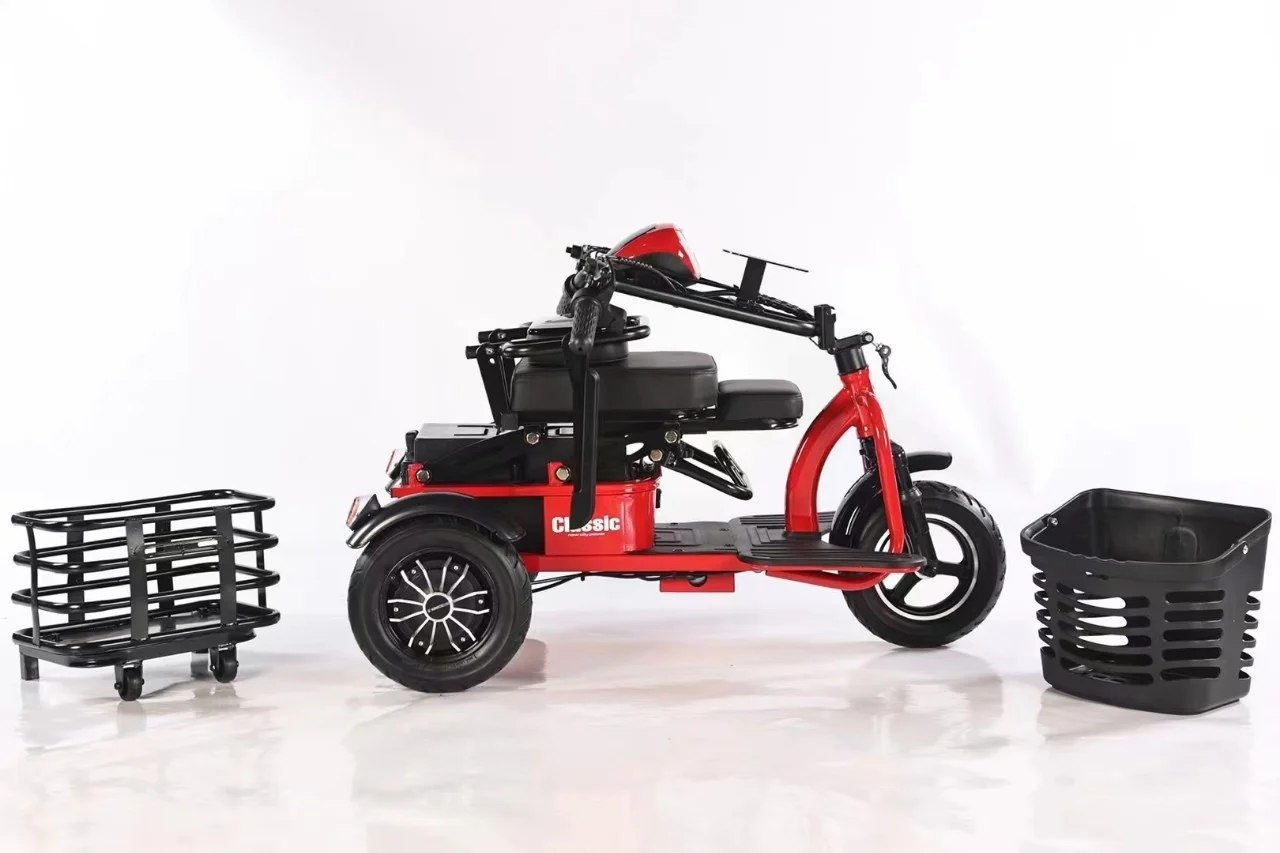 รถสามล้อไฟฟ้าพับได้แบบยูนิเซ็ก - Electric Scooter 500W บทวิจารณ์และราคา
