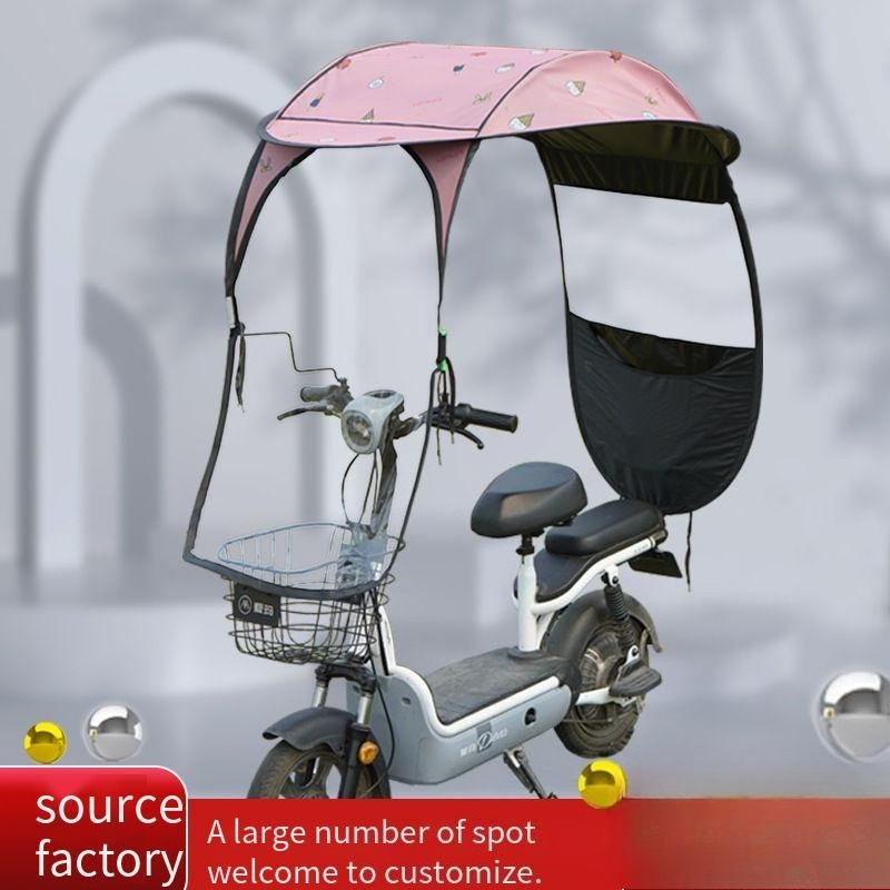 หลังคาคลุมสกู๊ตเตอร์ไฟฟ้าแบบพั - Electric Scooter Rain Cover บทวิจารณ์และราคา