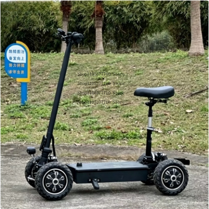 สกู๊ตเตอร์ไฟฟ้าสี่ล้อ รถกอล์ฟเ - Folding Electric Scooter บทวิจารณ์และราคา